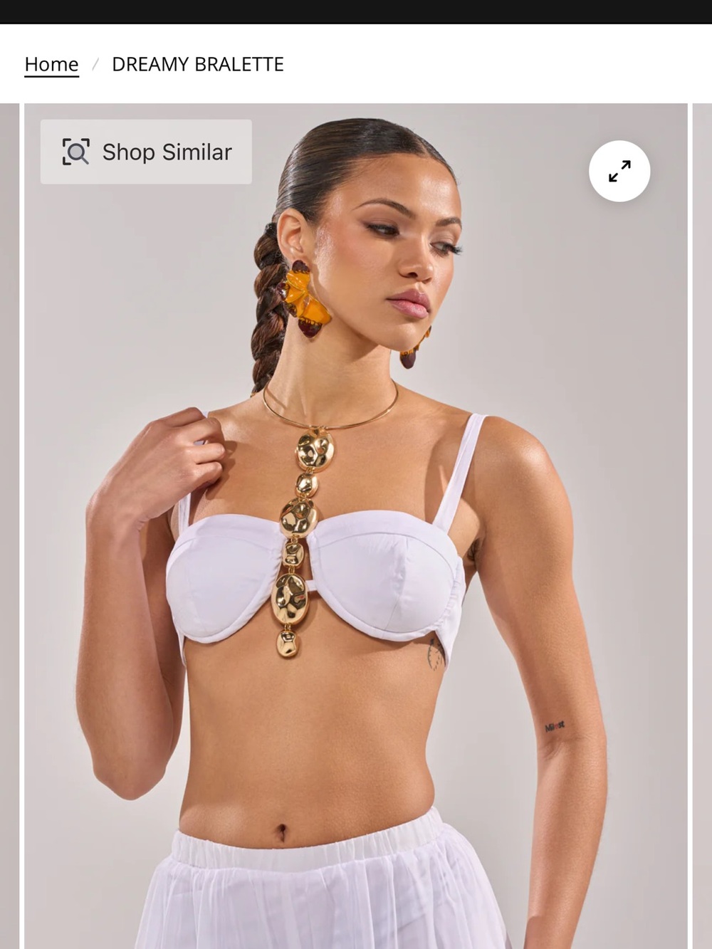 Akira Dreamy Bralette - White